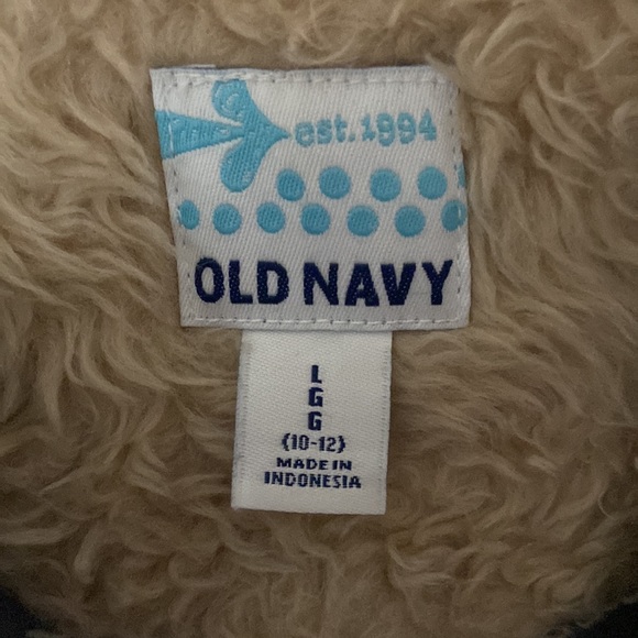 old navy fleece coat with hood - Picture 5 of 9